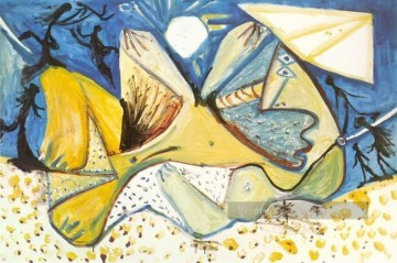 Nude couch 1971 cubism Pablo Picasso Peinture à l'huile